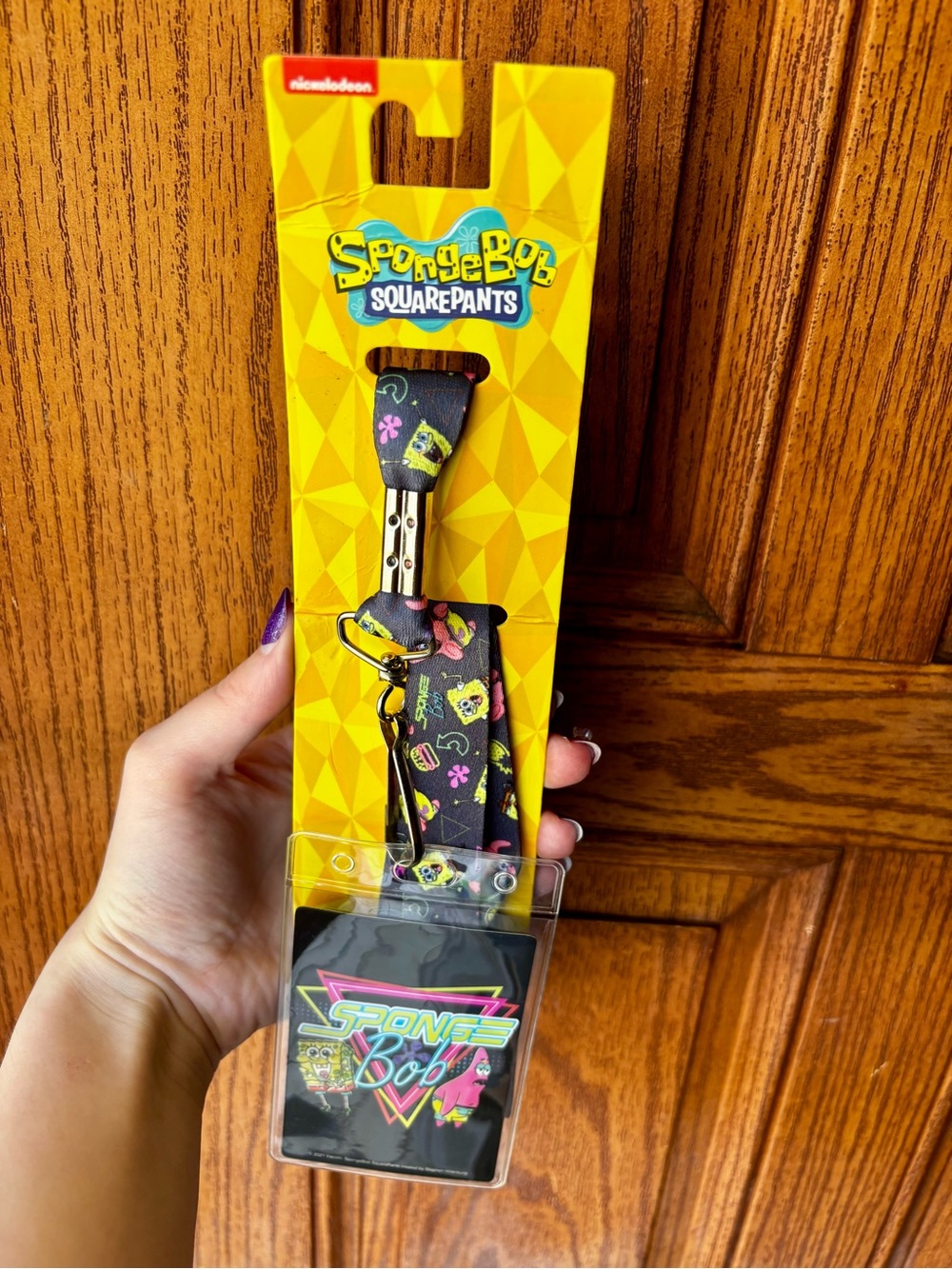 SpongeBob SquarePants Black Lanyard